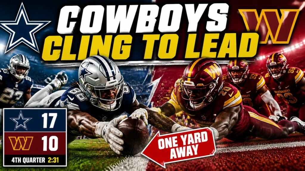 Dallas Leads By 7, But These Stats Say Washington Should Be Winning