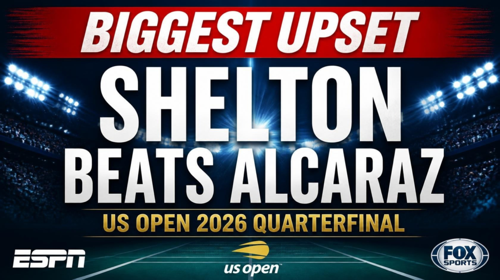 Shelton wins over alcaraz
